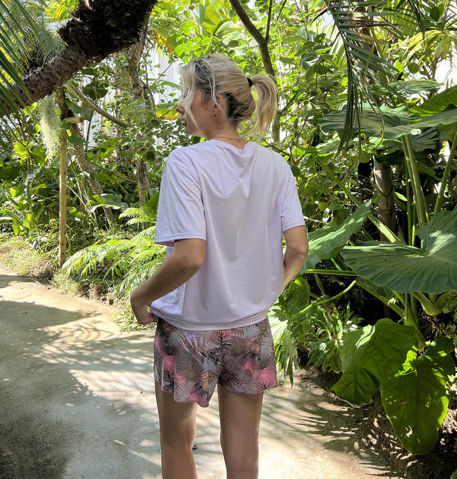 【OUTLET】Roxy SIMPLY BOTANICA ウィメンズ 水着 ビキニセット Tシャツ キュロット型ボトムス