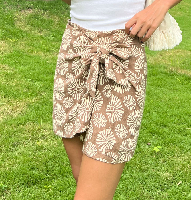 【OUTLET】Roxy SUMMER COCKTAIL ウィメンズ ラップスカート