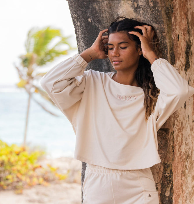 OUTLET】Roxy NEXT SET CREW プルオーバートップ