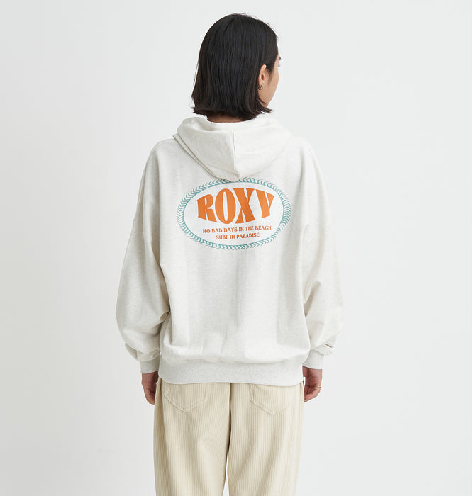 【OUTLET】Roxy BACK LOGO ZIP スウェット トップ