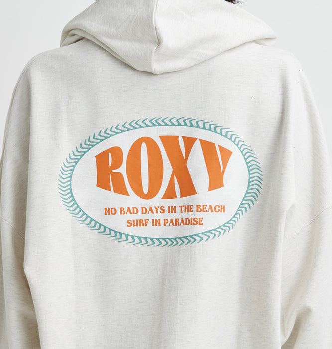 【OUTLET】Roxy BACK LOGO ZIP スウェット トップ