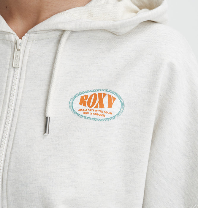 【OUTLET】Roxy BACK LOGO ZIP スウェット トップ