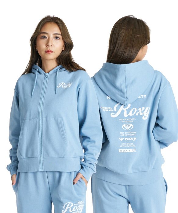 ROXY HISTORICAL ZIP HOODIE ヒストリカルロゴ ジップフーディ スウェットパーカー 【2026年秋冬モデル】