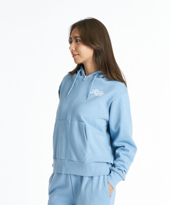 ROXY HISTORICAL ZIP HOODIE ヒストリカルロゴ ジップフーディ スウェットパーカー 【2026年秋冬モデル】