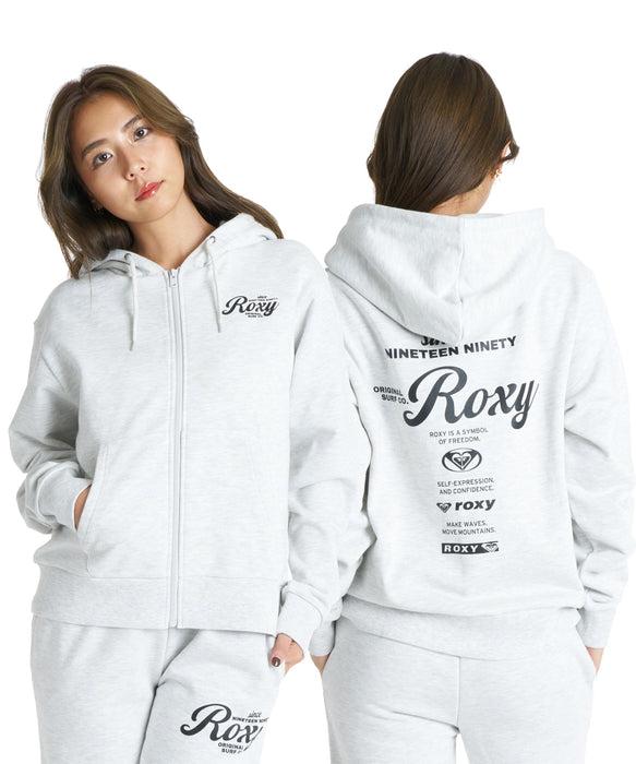 ROXY HISTORICAL ZIP HOODIE ヒストリカルロゴ ジップフーディ スウェットパーカー 【2026年秋冬モデル】