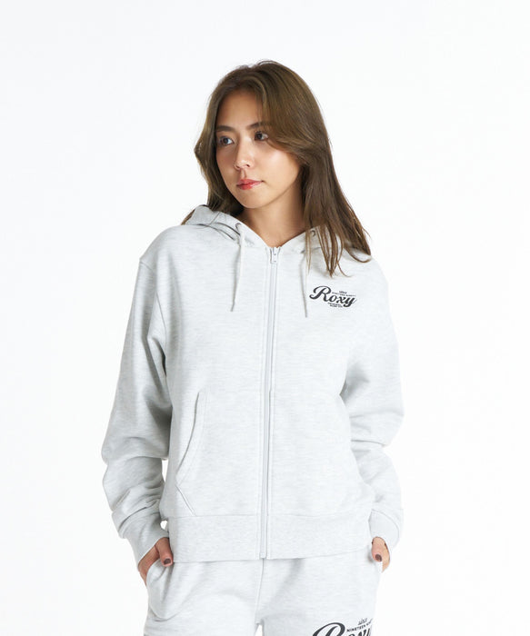 ROXY HISTORICAL ZIP HOODIE ヒストリカルロゴ ジップフーディ スウェットパーカー 【2026年秋冬モデル】