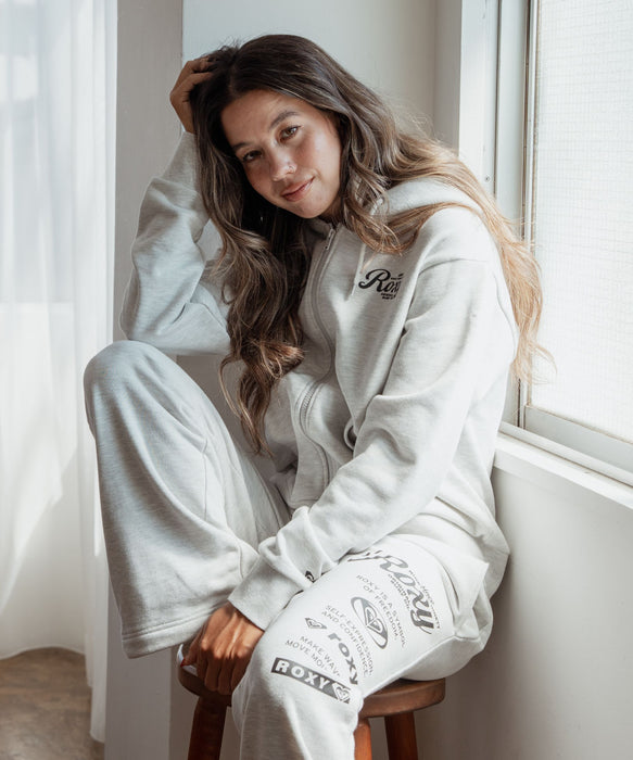 ROXY HISTORICAL ZIP HOODIE ヒストリカルロゴ ジップフーディ スウェットパーカー 【2026年秋冬モデル】