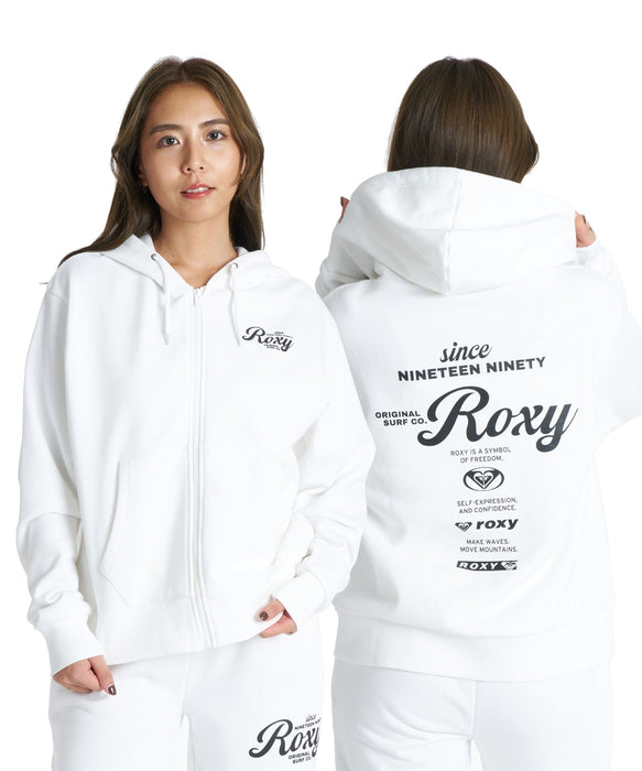 ROXY HISTORICAL ZIP HOODIE ヒストリカルロゴ ジップフーディ スウェットパーカー 【2026年秋冬モデル】