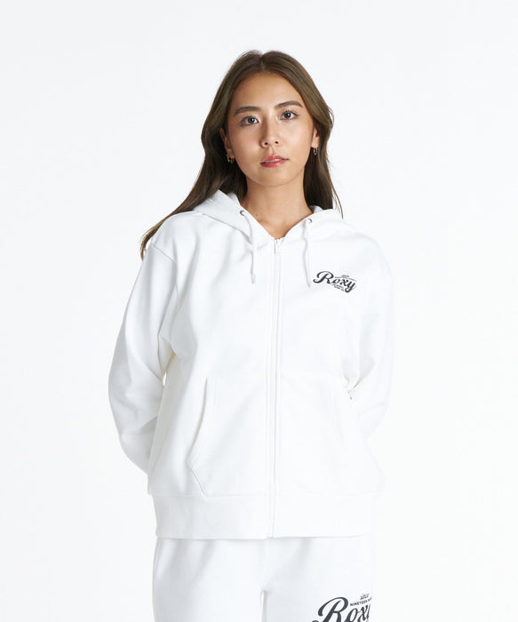 ROXY HISTORICAL ZIP HOODIE ヒストリカルロゴ ジップフーディ スウェットパーカー 【2026年秋冬モデル】