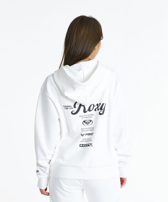 ROXY HISTORICAL ZIP HOODIE ヒストリカルロゴ ジップフーディ スウェットパーカー 【2026年秋冬モデル】