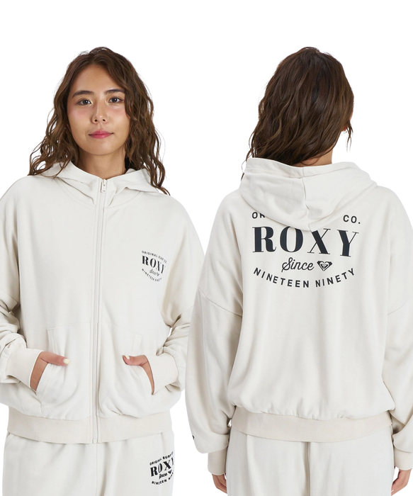 ROXY JIVY ZIP HOODIE ロゴジップフーディ スウェットパーカー 【2026年秋冬モデル】