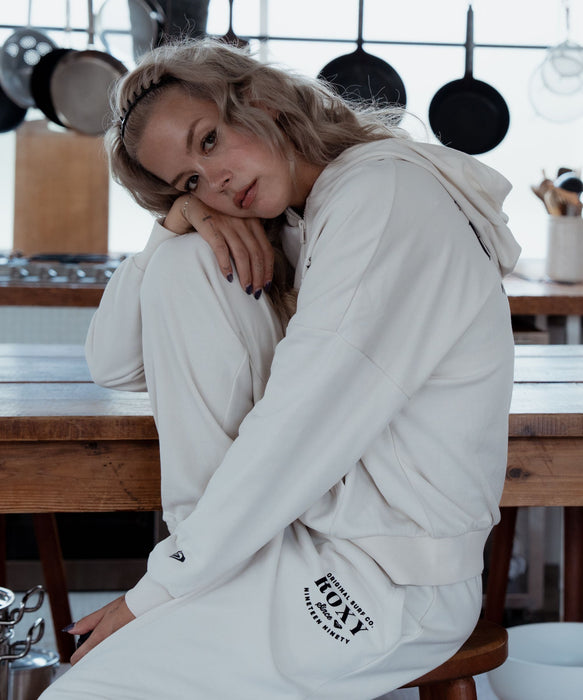 ROXY JIVY ZIP HOODIE ロゴジップフーディ スウェットパーカー 【2026年秋冬モデル】