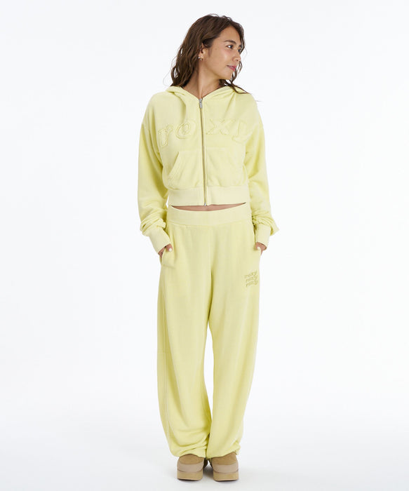 ROXY SALT FADE ZIP パッチロゴ ジップフーディ スウェットパーカー 【2026年秋冬モデル】