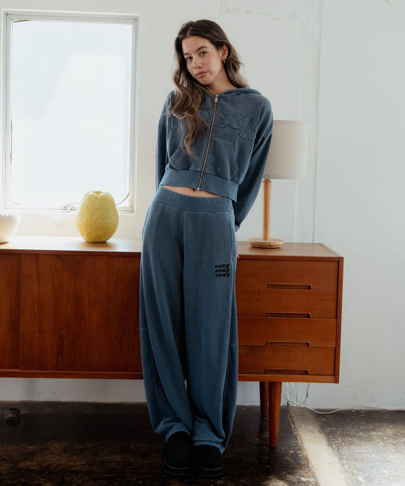 ROXY SALT FADE ZIP パッチロゴ ジップフーディ スウェットパーカー 【2026年秋冬モデル】