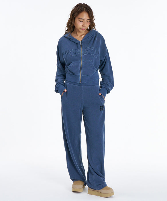 ROXY SALT FADE ZIP パッチロゴ ジップフーディ スウェットパーカー 【2026年秋冬モデル】