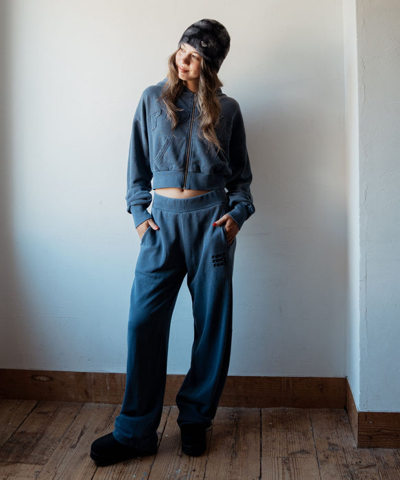 ROXY SALT FADE ZIP パッチロゴ ジップフーディ スウェットパーカー 【2026年秋冬モデル】