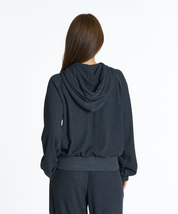 ROXY FITNESS GENTLE FLOW HOODIE コラーゲン・アミノ酸配合 モイストジップフーディ パーカー 【2026年秋冬モデル】