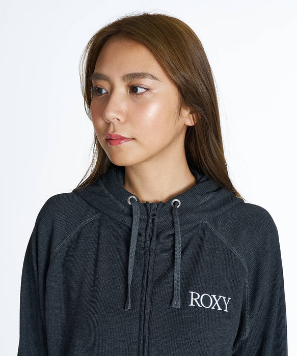 ROXY FITNESS GENTLE FLOW HOODIE コラーゲン・アミノ酸配合 モイストジップフーディ パーカー 【2026年秋冬モデル】