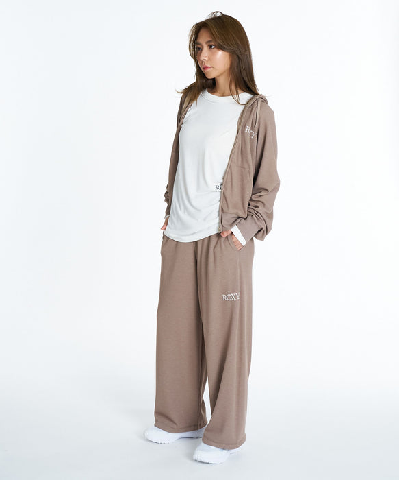 ROXY FITNESS GENTLE FLOW HOODIE コラーゲン・アミノ酸配合 モイストジップフーディ パーカー 【2026年秋冬モデル】