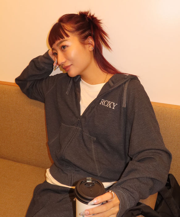 ROXY FITNESS GENTLE FLOW HOODIE 添加膠原蛋白・胺基酸 保濕拉鍊連帽衫 帽T 【2026年秋冬款】
