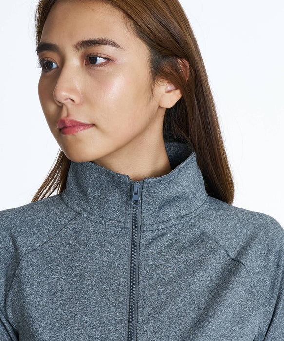 ROXY FITNESS MY 1ST ROXY ZIP ジップアップジャージトップス /速乾/UV