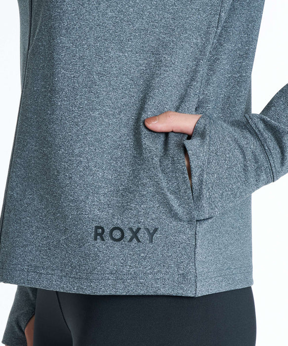 ROXY FITNESS MY 1ST ROXY ZIP ジップアップジャージトップス /速乾/UV