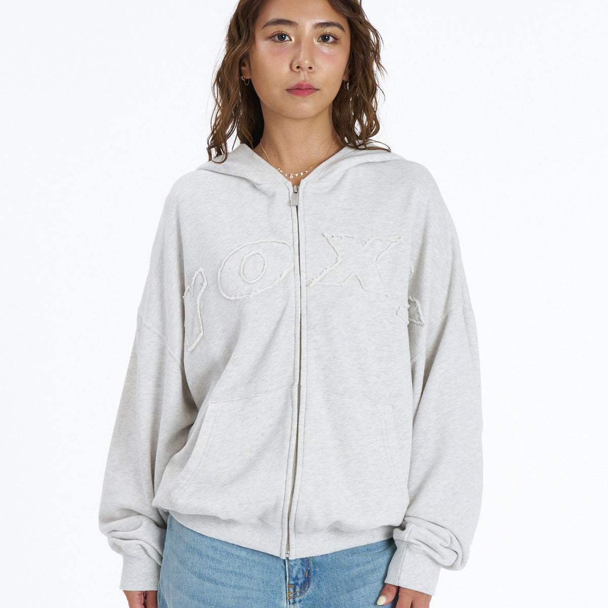 ROXY SALT FADE OVERSIZE ZIP オーバーサイズジップフーディ