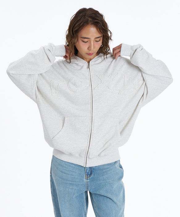 ROXY SALT FADE OVERSIZE ZIP オーバーサイズジップフーディ スウェットパーカー 【2026年秋冬モデル】