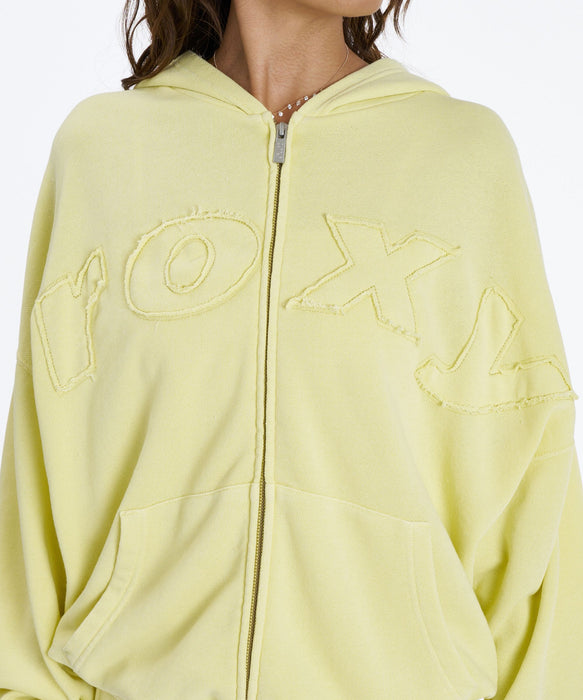 ROXY SALT FADE OVERSIZE ZIP オーバーサイズジップフーディ スウェットパーカー 【2026年秋冬モデル】