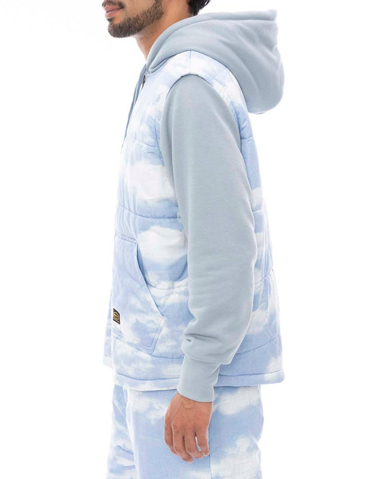 【OUTLET】RVCA メンズ GRANT PUFFER REVERSIBLE ZIP HD パーカー BBW 【2024年冬モデル】
