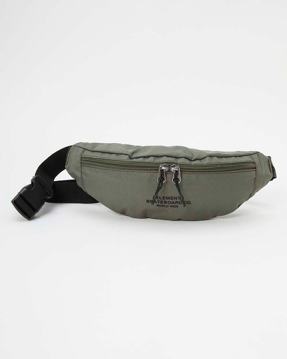 【OUTLET】ELEMENT メンズ JOCK HIP SACK ボディーバッグ FBK 【2024年秋冬モデル】