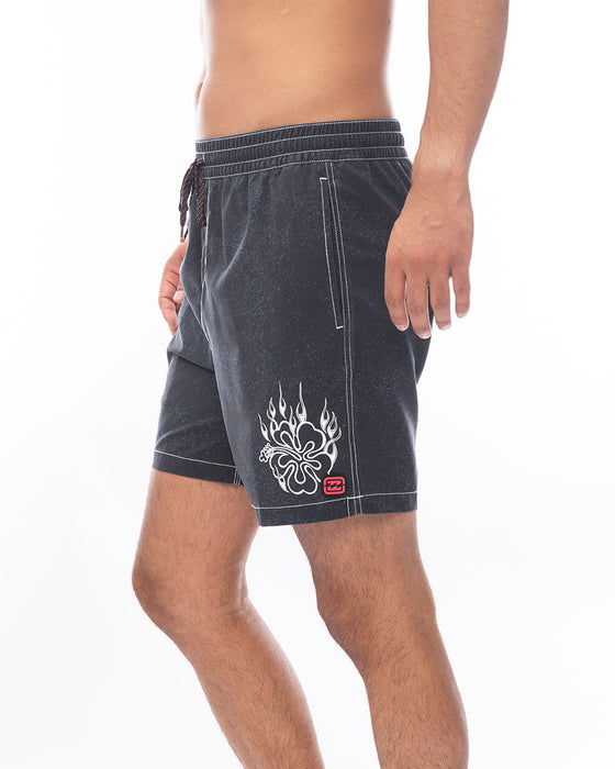 【OUTLET】BILLABONG メンズ 【LAYBACK】 RIOT LAYBACK ボードショーツ/サーフトランクス EGR 【2024年春夏モデル】