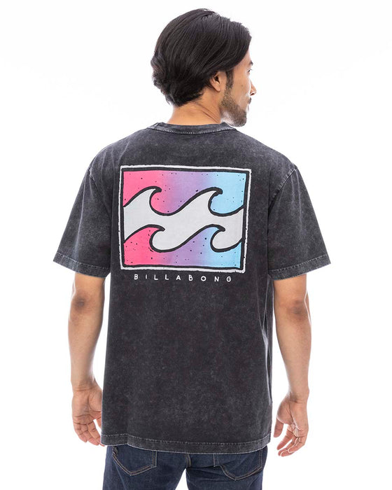 【OUTLET】BILLABONG メンズ CRAYON WAVE Ｔシャツ 【2024年夏モデル】
