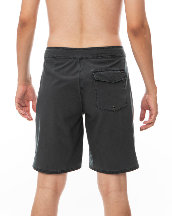 【OUTLET】RVCA メンズ WAYBACK TRUNK ボードショーツ/サーフトランクス BLK【2024年春夏モデル】