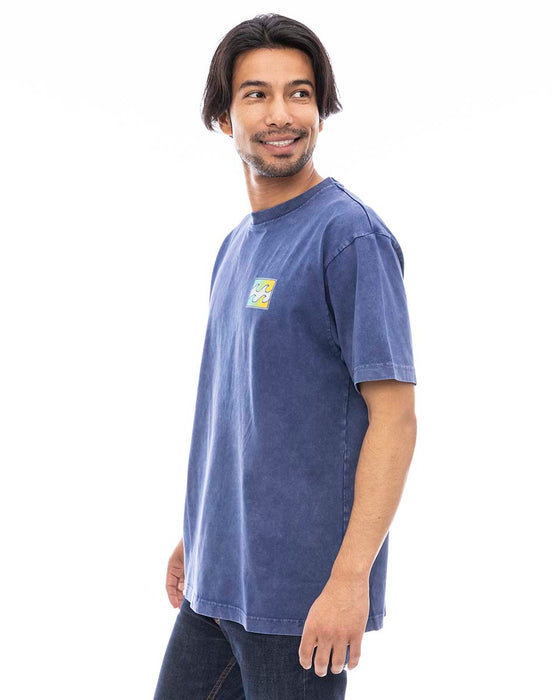 【OUTLET】BILLABONG メンズ CRAYON WAVE Ｔシャツ 【2024年夏モデル】