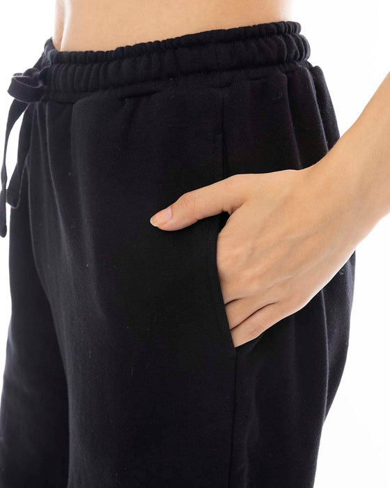 【OUTLET】BILLABONG レディース SWEAT LONG PANTS ロングパンツ BLK 【2024年秋冬モデル】