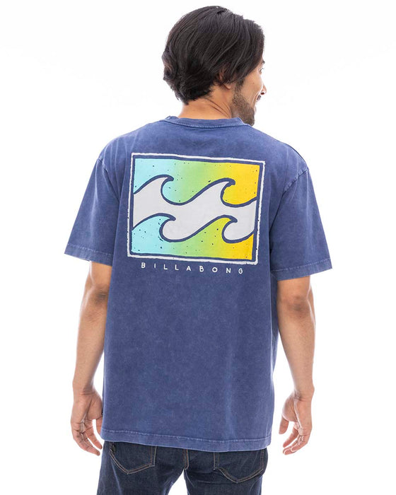 【OUTLET】BILLABONG メンズ CRAYON WAVE Ｔシャツ 【2024年夏モデル】