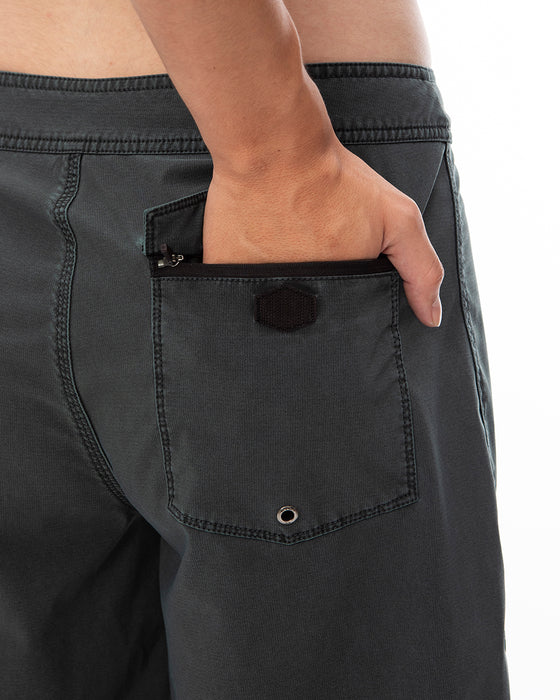 【OUTLET】RVCA メンズ WAYBACK TRUNK ボードショーツ/サーフトランクス BLK【2024年春夏モデル】