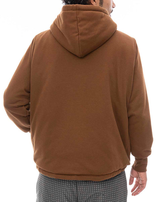 【OUTLET】RVCA メンズ GRANT PUFFER REVERSIBLE ZIP HD パーカー BBW 【2024年冬モデル】