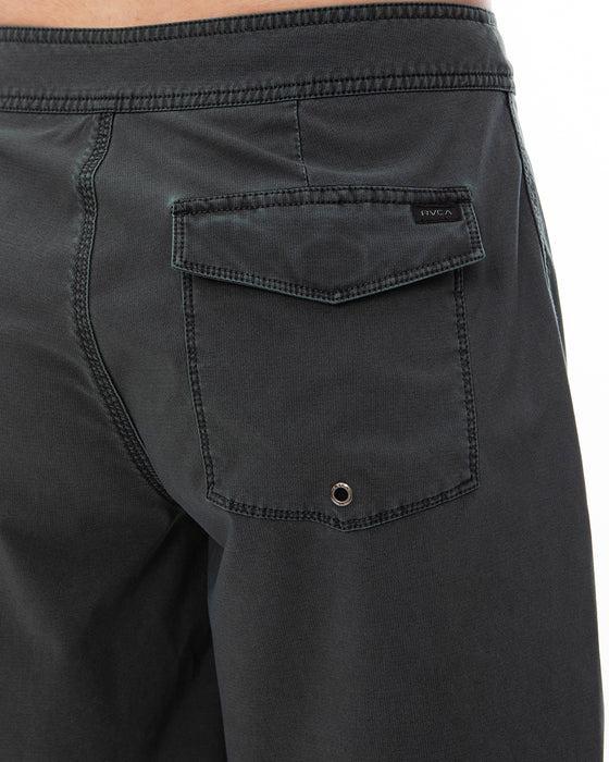 【OUTLET】RVCA メンズ WAYBACK TRUNK ボードショーツ/サーフトランクス BLK【2024年春夏モデル】