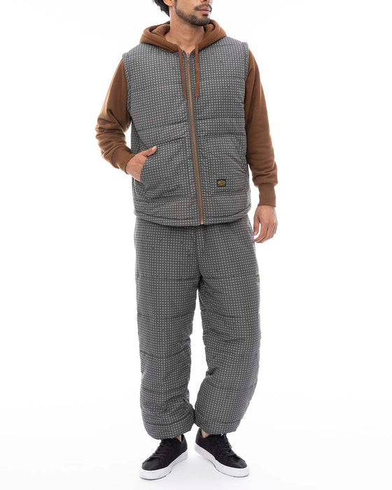 【OUTLET】RVCA メンズ GRANT PUFFER REVERSIBLE ZIP HD パーカー BBW 【2024年冬モデル】