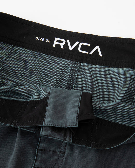 【OUTLET】RVCA メンズ WAYBACK TRUNK ボードショーツ/サーフトランクス BLK【2024年春夏モデル】