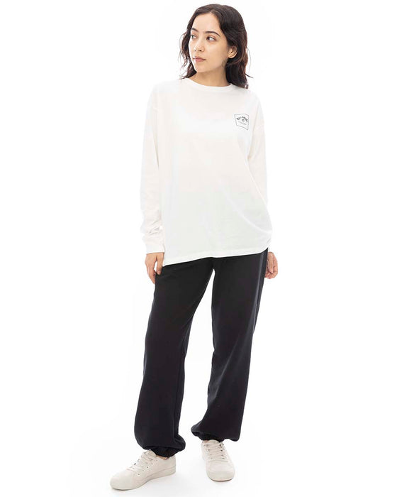 【OUTLET】BILLABONG レディース SWEAT LONG PANTS ロングパンツ BLK 【2024年秋冬モデル】