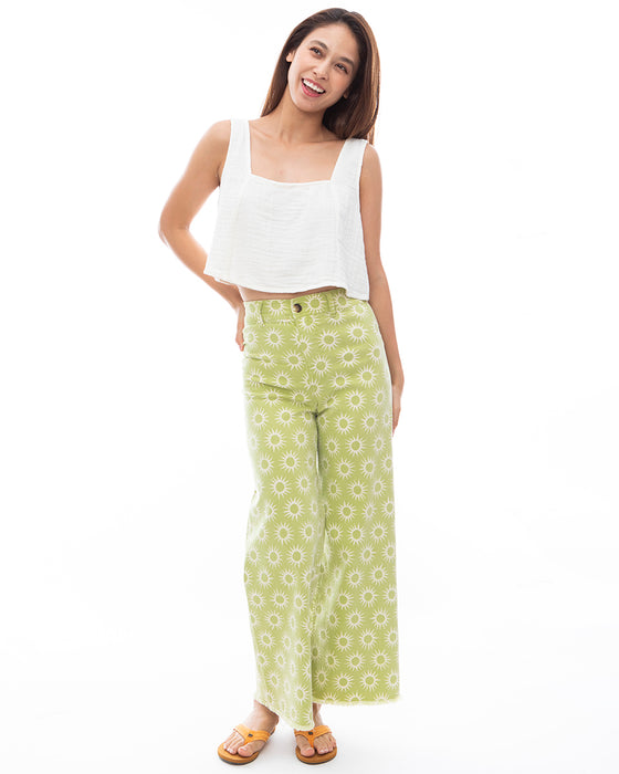 【OUTLET】BILLABONG レディース FREE FALL PRINT ロングパンツ 【2024年春夏モデル】
