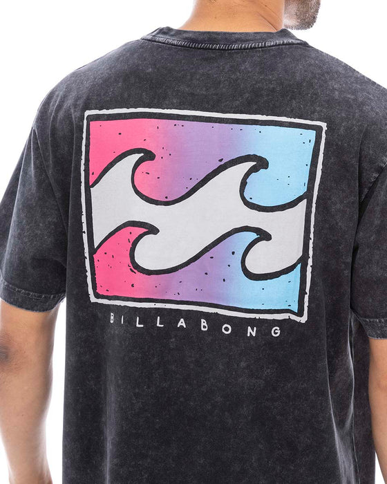 【OUTLET】BILLABONG メンズ CRAYON WAVE Ｔシャツ 【2024年夏モデル】