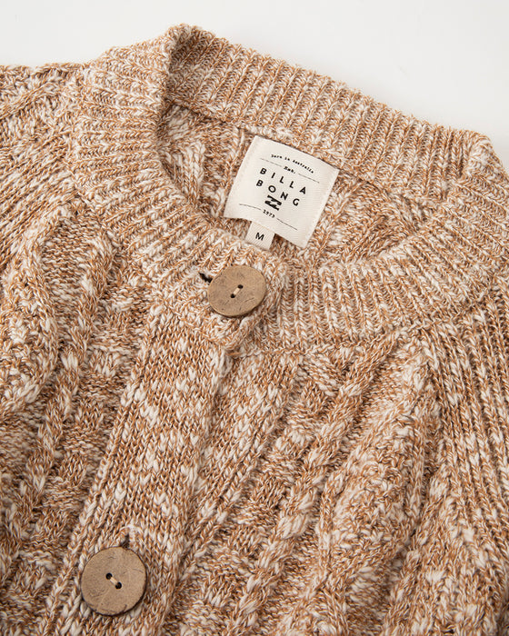 【OUTLET】【直営店限定】BILLABONG レディース KNIT CARDIGAN ニットカーディガン 【2024年春夏モデル】