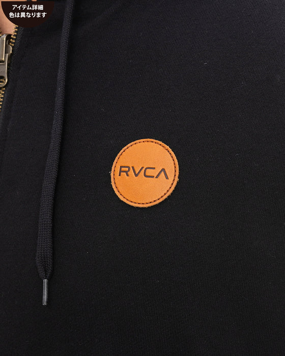 【OUTLET】RVCA メンズ GRANT PUFFER REVERSIBLE ZIP HD パーカー BBW 【2024年冬モデル】