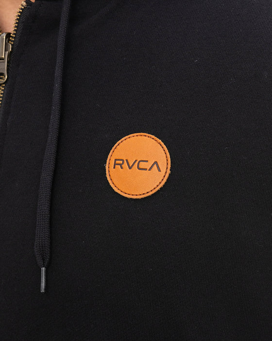 【OUTLET】RVCA メンズ GRANT PUFFER REVERSIBLE ZIP HD パーカー BBW 【2024年冬モデル】