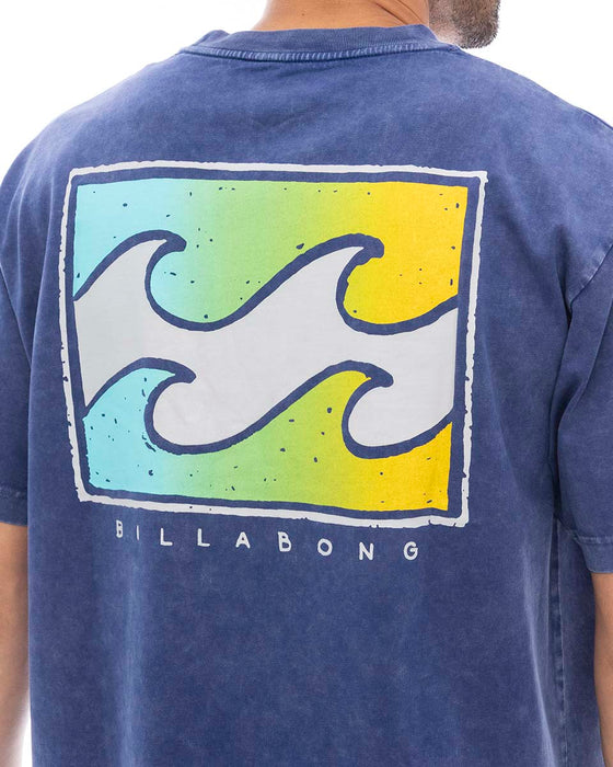 【OUTLET】BILLABONG メンズ CRAYON WAVE Ｔシャツ 【2024年夏モデル】