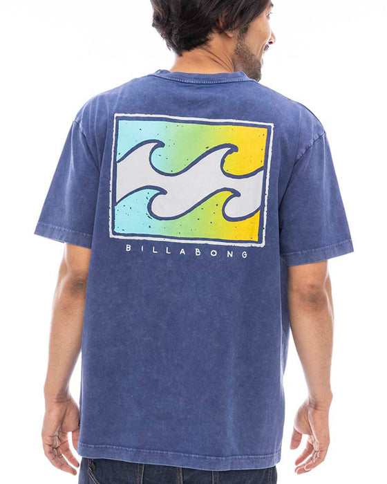 【OUTLET】BILLABONG メンズ CRAYON WAVE Ｔシャツ 【2024年夏モデル】